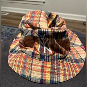 Rowing Blazers Multicolor Plaid Yankees Bucket Hat